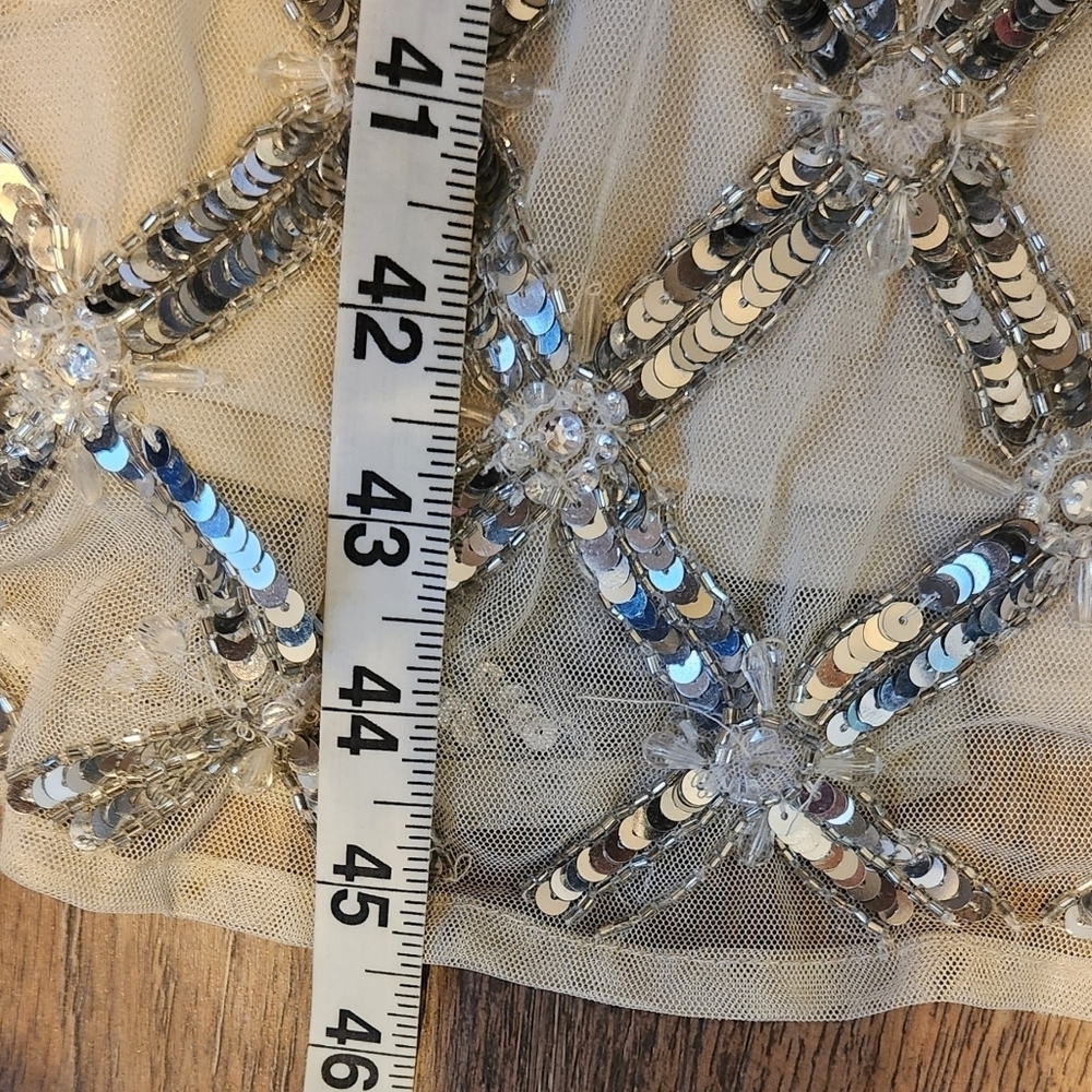 MAC DUGGAL EMBELLISHED HIGH NECK CUT OUT GOWN - Picture 10 of 17